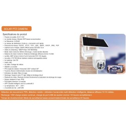 Caméra solaire wifi sans fil