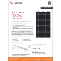 panneau solaire souple 380W iearwat