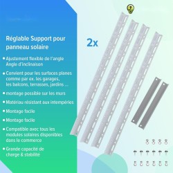 support panneau solaire plug play
