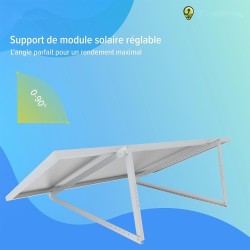 support panneau solaire plug play