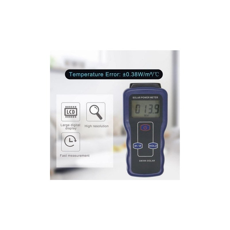 Solar mètre – Compteur digital d'énergie solaire haute précision