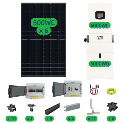 Kit solaire 3KWc + 6KW...
