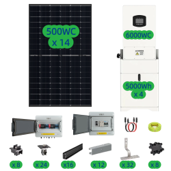 Kit solaire 7KWc + 6KW...
