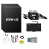 Kit solaire micro-onduleur 6 kW – Production fiable et évolutive
